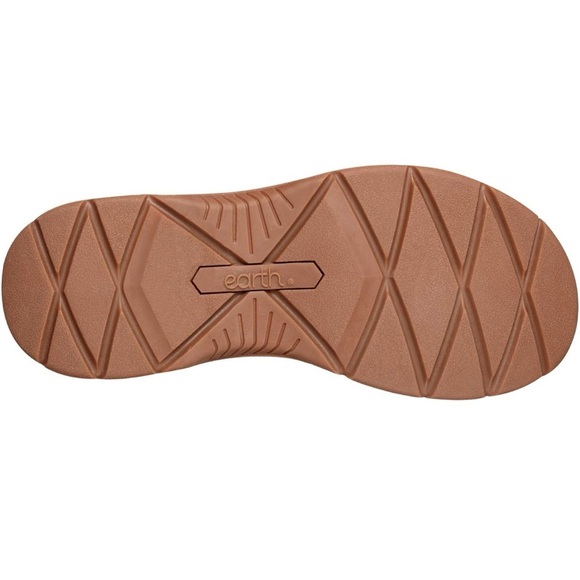 Earth Vernon Leather Blue Comfort Flat Sandals 7M Arch Support Shoe NWT & Box - Picture 4 of 15